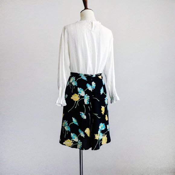Vintage Ann Taylor Flouncy Floral Skirt - Picture 3 of 4